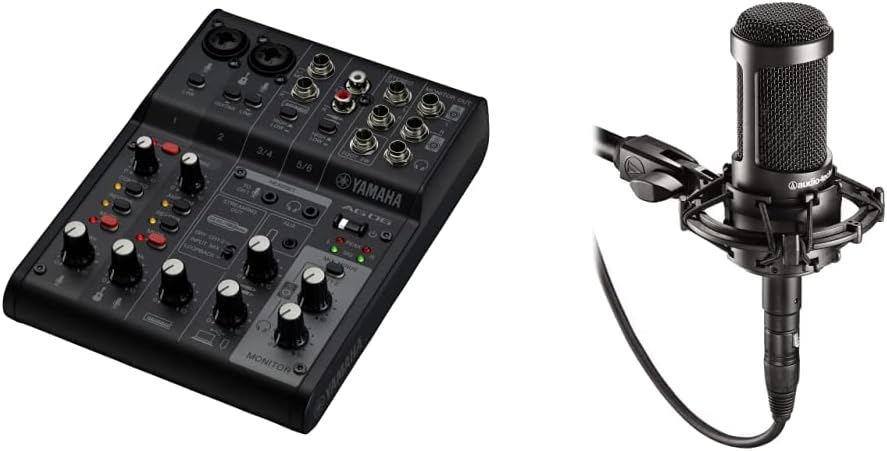 YAMAHA AG06MK2 audio-technica AT2035 セット